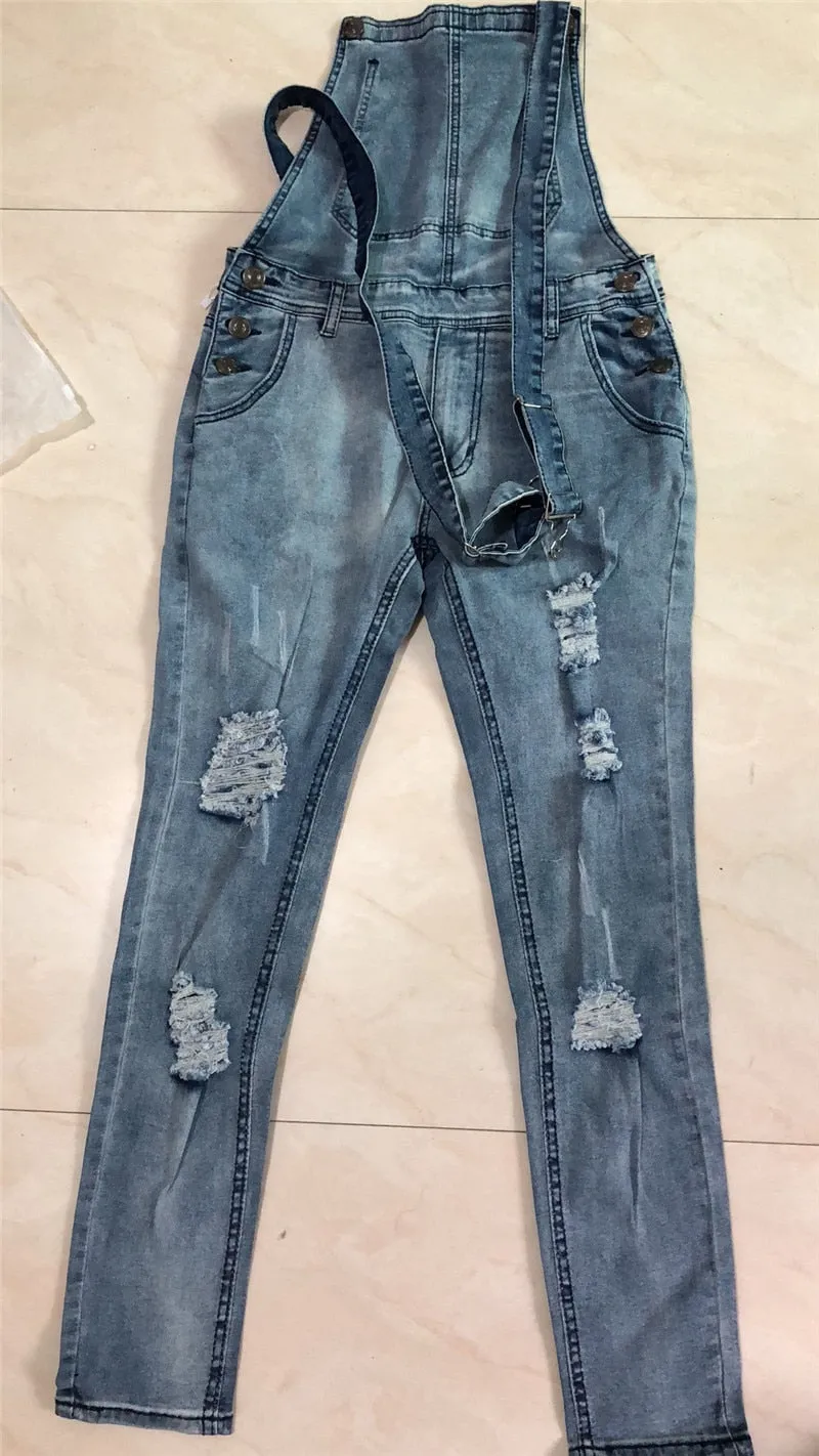 West Louis High Street Trending Denim Overall