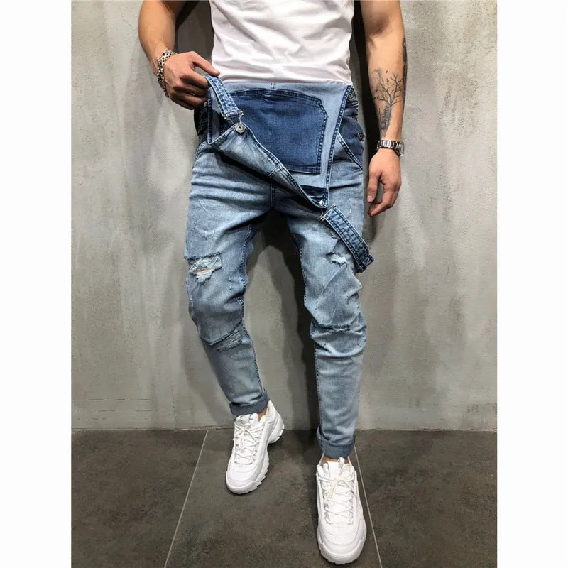 West Louis High Street Trending Denim Overall