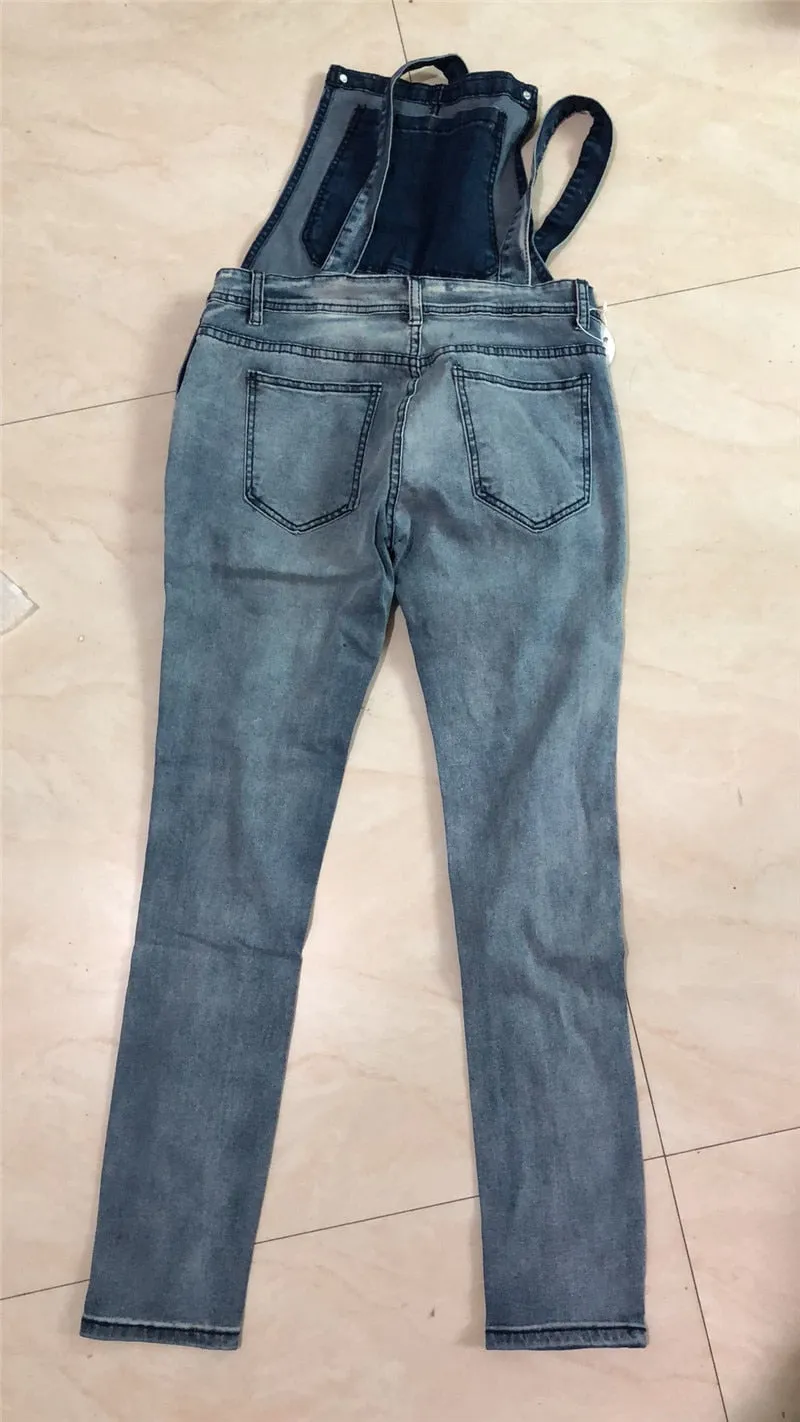 West Louis High Street Trending Denim Overall