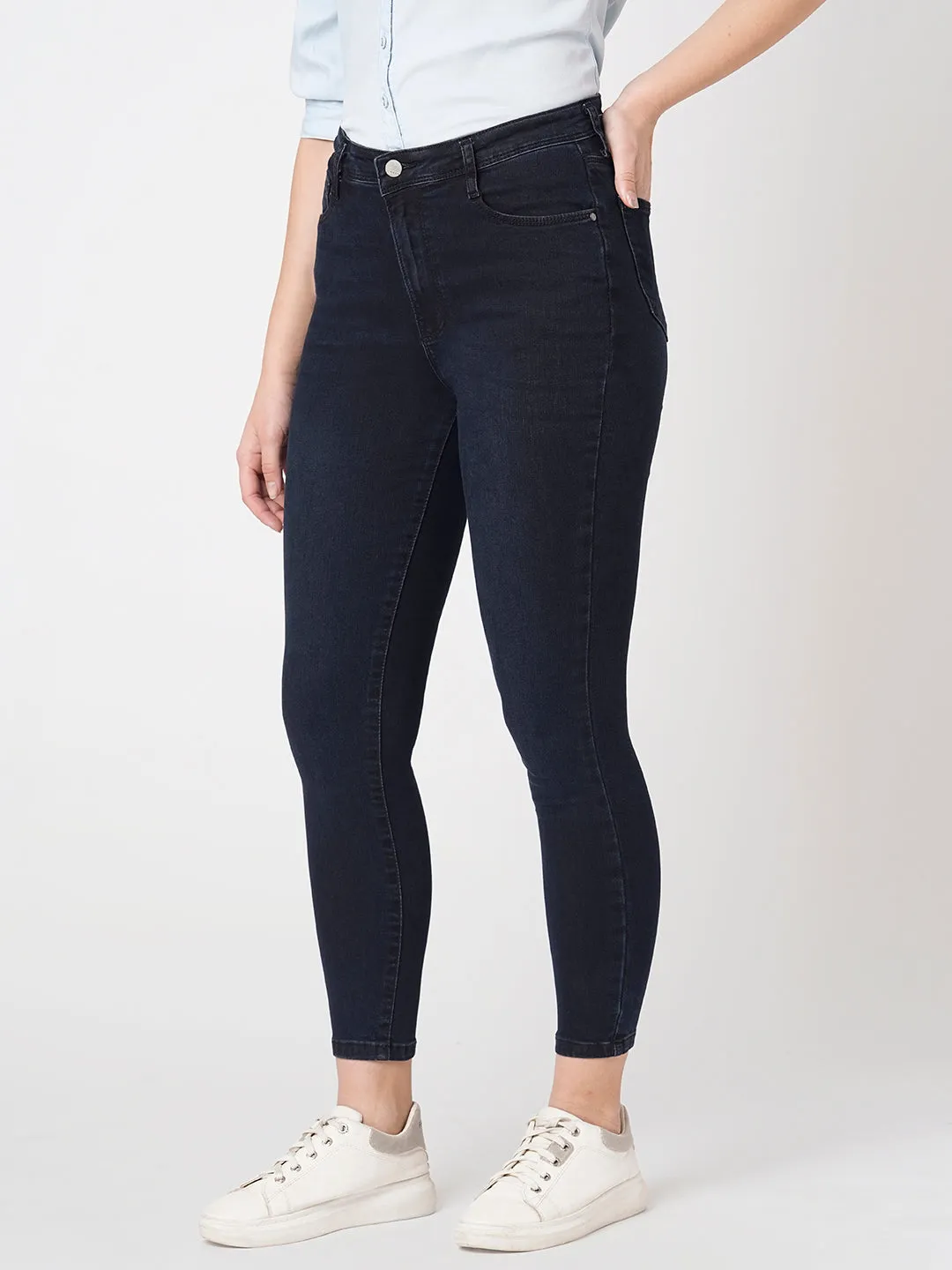 Women Sky High-Rise Skinny Fit Jeans