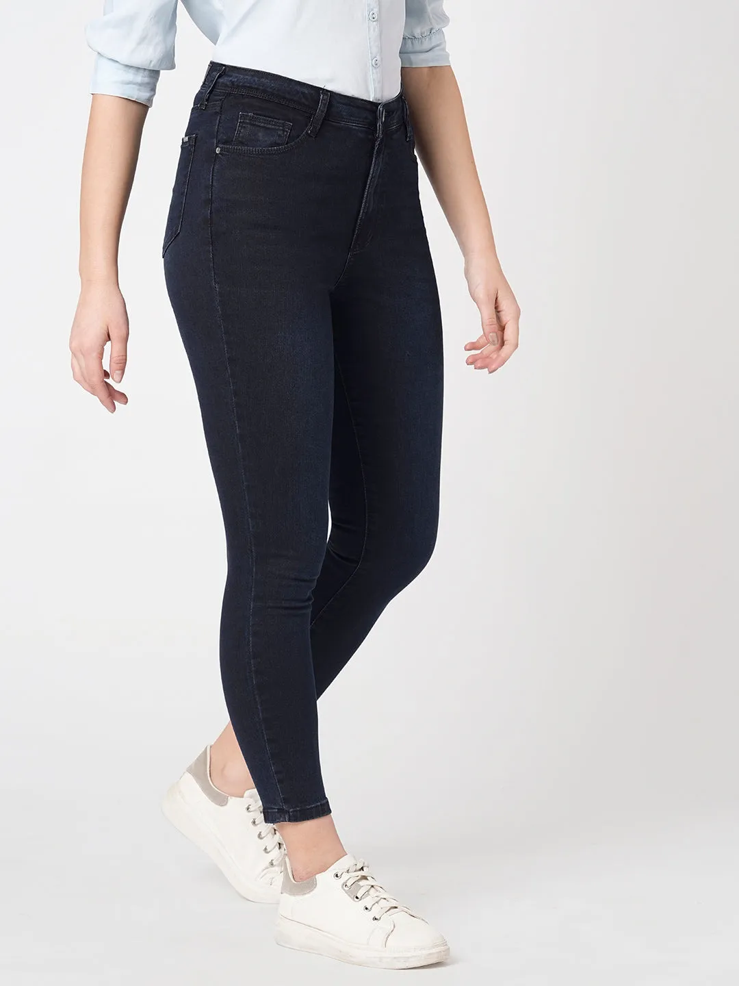 Women Sky High-Rise Skinny Fit Jeans