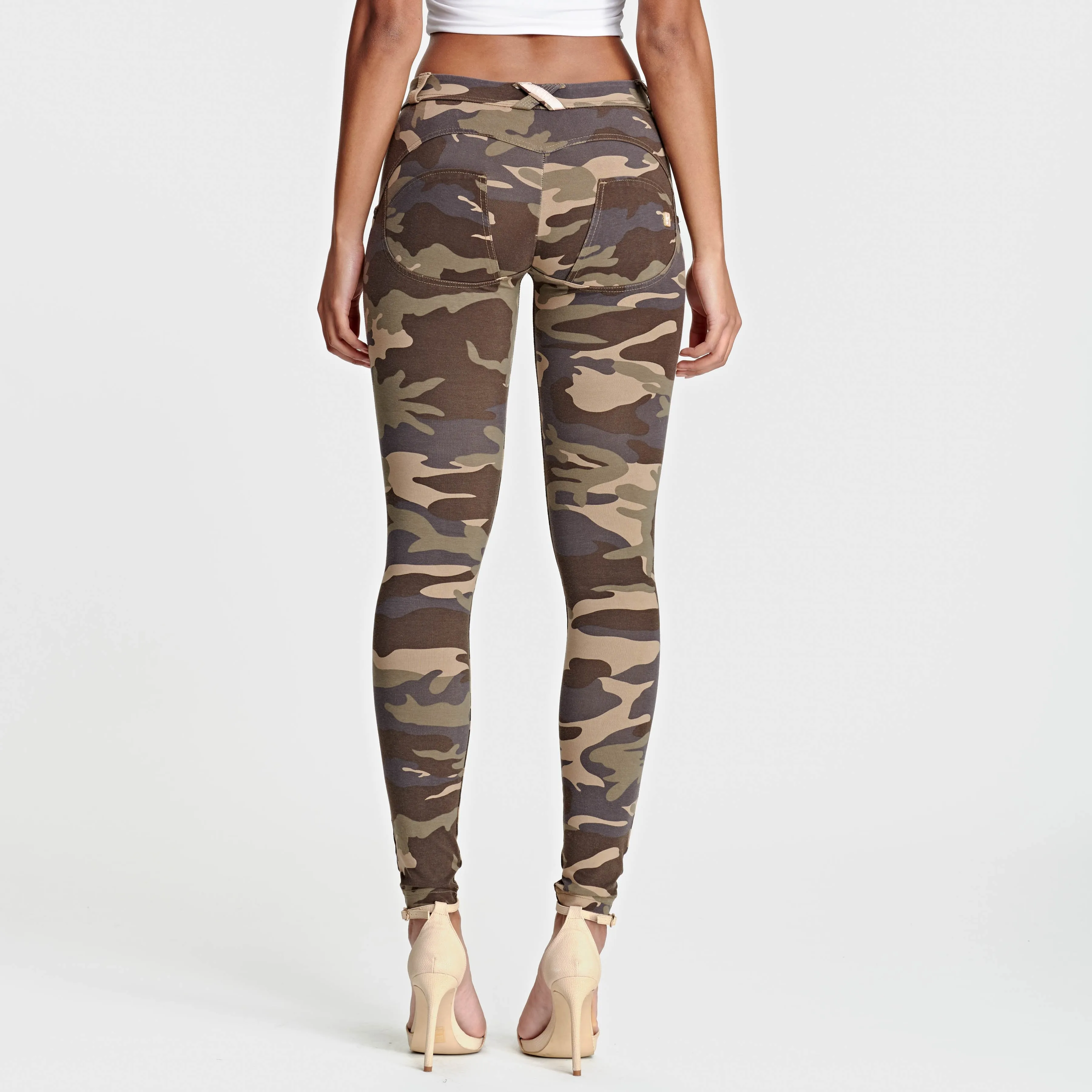WR.UP® Fashion - Mid Waist - Full Length - Brown Camo